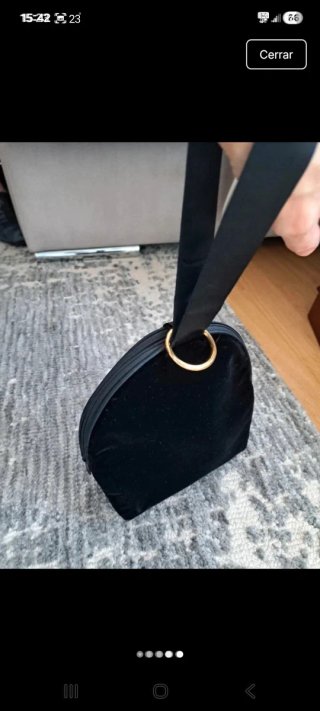 Bolso negro de fiesta