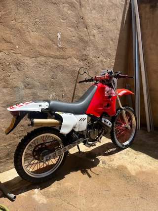 Moto 49cc Enduro/Motocross Roja y Blanca