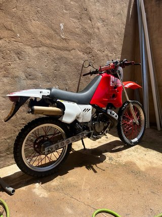 Moto 49cc Enduro/Motocross Roja y Blanca