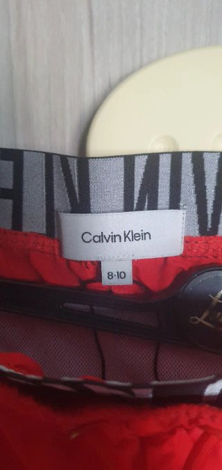 Costume da bagno Calvin Klein bambino rosso