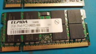 Lotto 7x RAM DDR2 Laptop Notebook (2GB, 1GB, 512MB