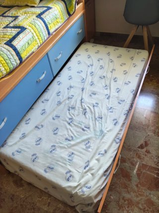 Conjunto cama +cama nido con cajones