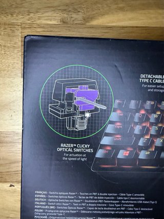 Teclado Razer Huntsman Mini Negro