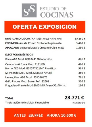 Cocina de exposición