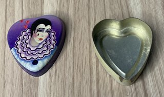 Scatolina Vintage Cuore Latta Liquirizia Groven