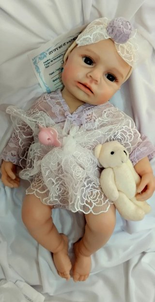 Bebé Reborn Silicona Completa 46 cm
