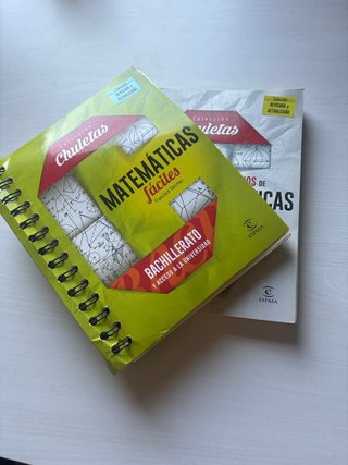 Matemáticas Bachillerato Chuletas Espasa