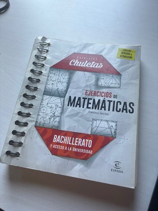 Matemáticas Bachillerato Chuletas Espasa