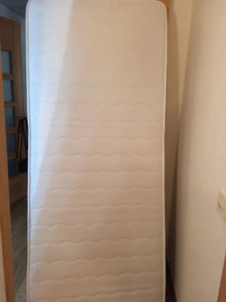 Cama supletoria 80cm con somier y patas