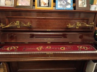Piano de pared madera de roble, "Le Piazza" 15882