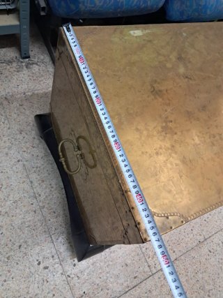 Baúl de latón vintage