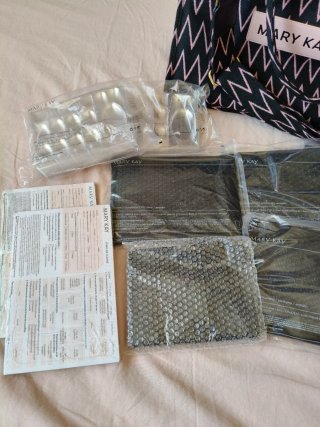 Lote Mary Kay: Bolso + 6 Espejos + Accesorios