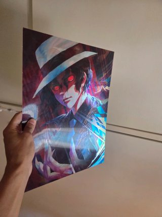 Póster Anime Zenitsu Demon Slayer