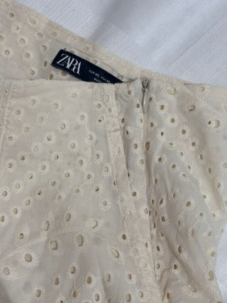 Shorts a vita alta in pizzo sangallo Zara tg XS