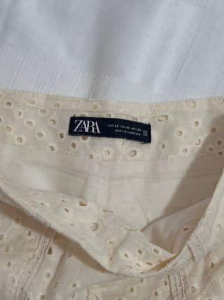 Shorts a vita alta in pizzo sangallo Zara tg XS
