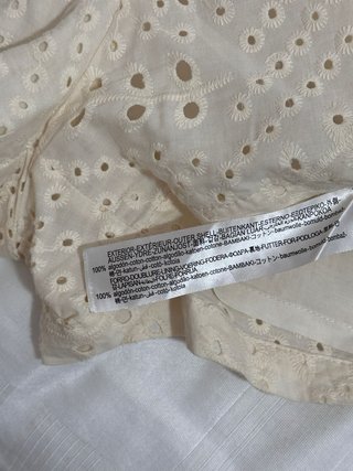 Shorts a vita alta in pizzo sangallo Zara tg XS