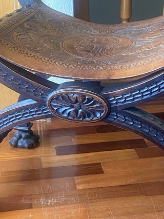 silla Savonarola o Dantesca.Disponibles 2 unidades