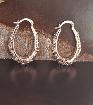 Pendientes Plata Calados 3,20cm
