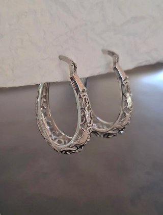 Pendientes Plata Calados 3,20cm