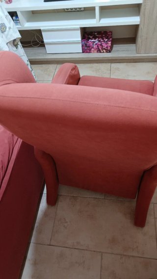 Sillón Relax Orejero Reclinable (Color rojo)