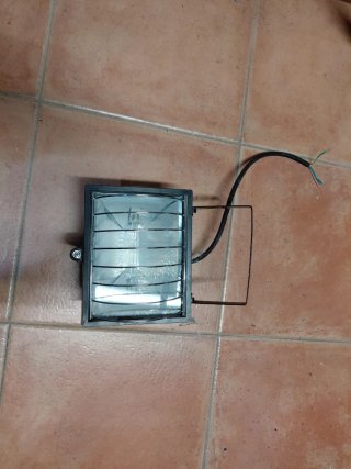Foco Halógeno Negro