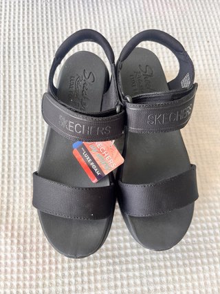 Sandalias Skechers D'Lux Walker Talla 40 Negras