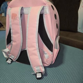 Mochila transportín perro/gato transparente
