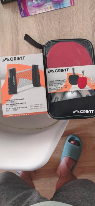 Set Palas y Pelotas Ping Pong Crivit