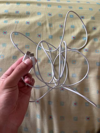 Cable USB-C a USB-C Blanco 3 metros