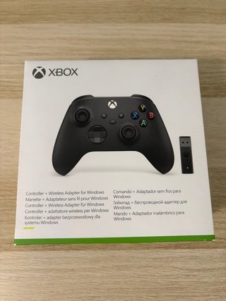 Mando Xbox con adaptador inalámbrico