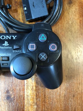 Controller PS2 nero funzionante Pad
