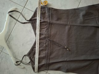 Abito cotone marrone tg. L