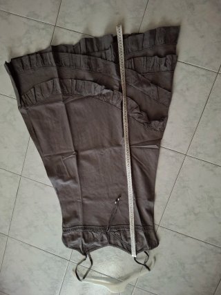 Abito cotone marrone tg. L