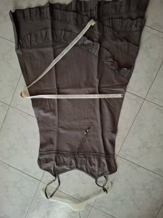 Abito cotone marrone tg. L