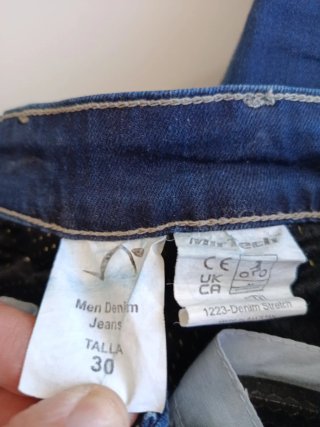 Pantalón Vaquero Jeans, Hombre, para moto, talla30