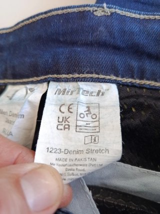 Pantalón Vaquero Jeans, Hombre, para moto, talla30