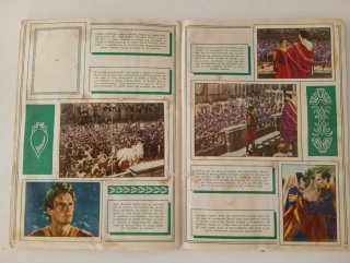 Album de cromos antiguo