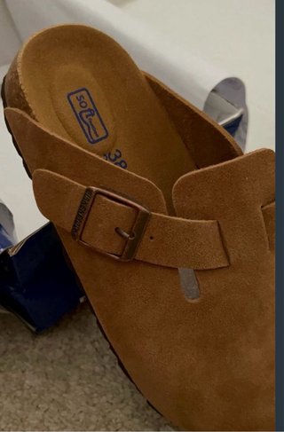 Birkenstock Boston Suecos Talla 38 Marrón
