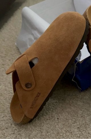 Birkenstock Boston Suecos Talla 38 Marrón