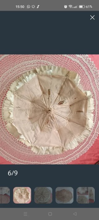 Sombrilla de seda vintage