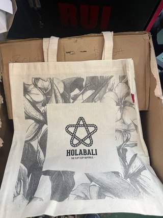 Bolsa de tela Holabali 10 bolsa x 10€