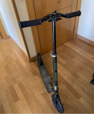 Patinete plegable negro