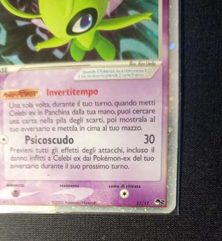 Carta Pokemon Celebi ex POP Series 2