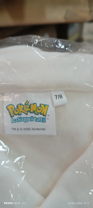 Felpe Pokemon rare punti Parmalat 1999