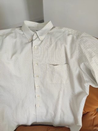 Camisa de caballero cuadros talla 4XL