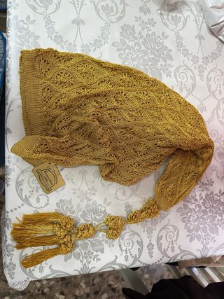 Cofia Fallera Dorada Adulta