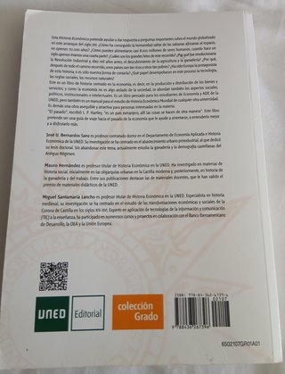 Libros Historia económica + Intro. Finanzas UNED