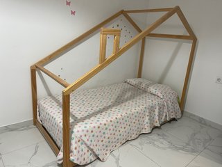 Cama Montessori Madera Natural