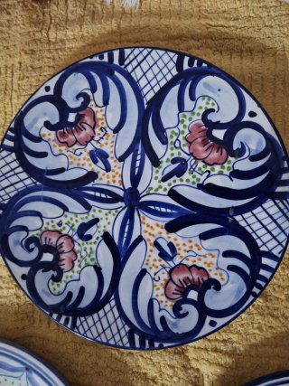 Piatti decorativi in ceramica (3 unità)