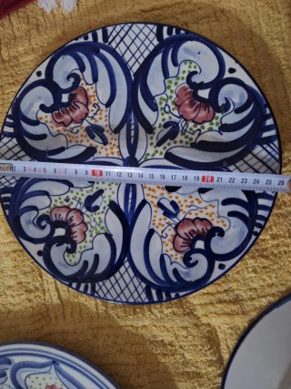 Piatti decorativi in ceramica (3 unità)